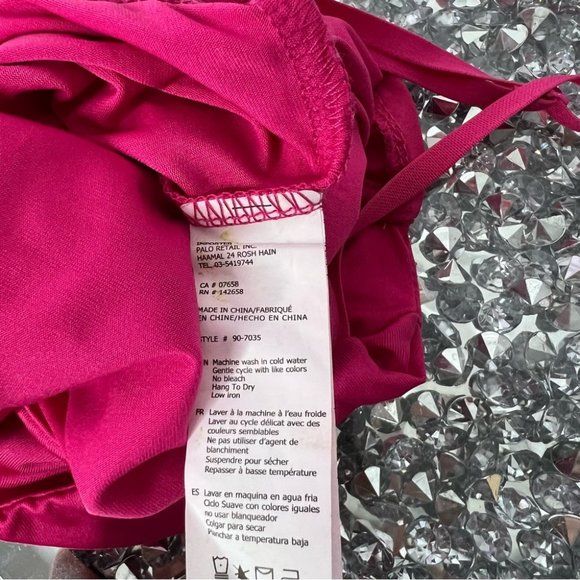 Wetseal bustier body suit babydoll style pink strappy tank top corset cups - Picture 3 of 8